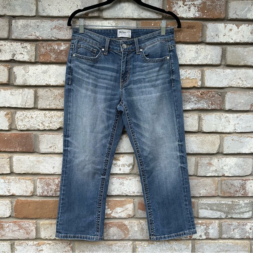 BKE Denim Gabby Capri Blue Jeans